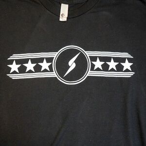 Vintage American Apparel Black Graphic Tee